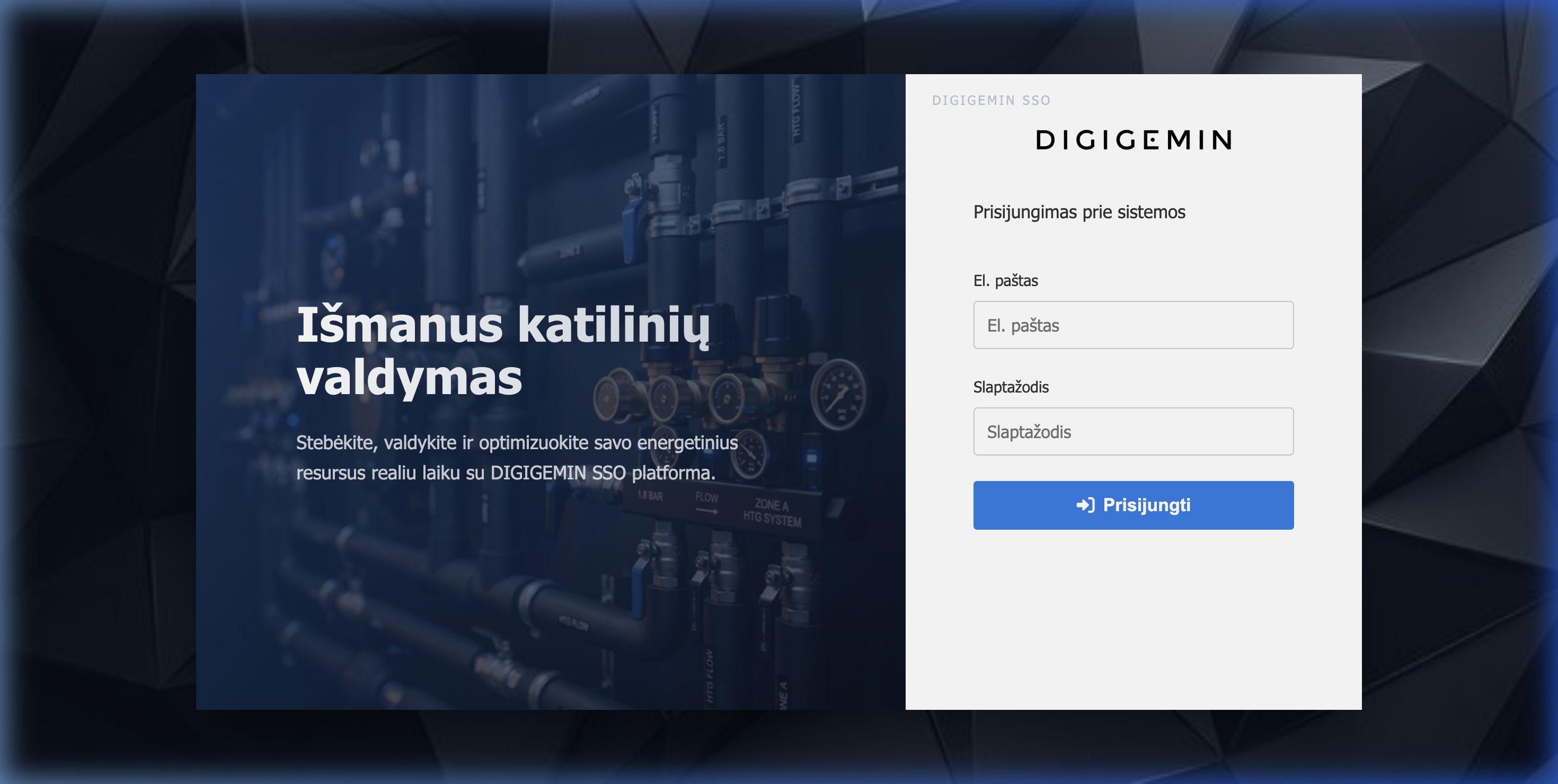 DigiGemin SSO – išmanus katilinių valdymas
